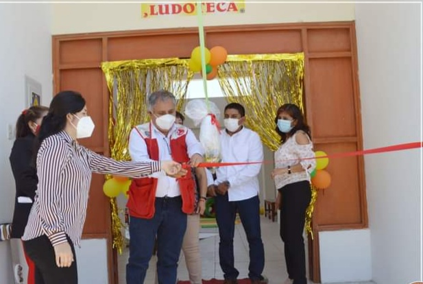 Gobierno Regional y COER implementan ludoteca en Aldea Infantil de Piura