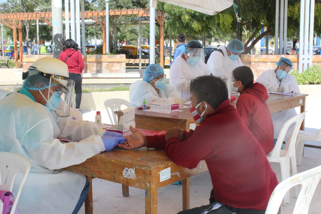 Realizan campaña contra el Covid-19 en distrito La Unión