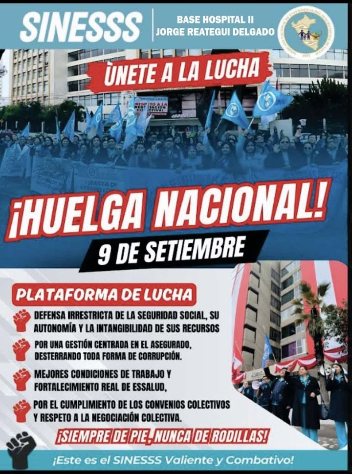 Huelga Nacional 9 septiembre