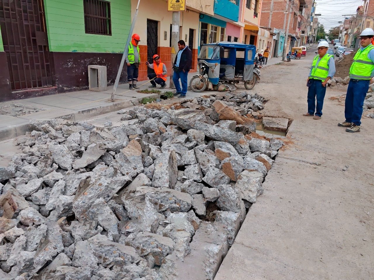 trabajos en calle Ugarte1