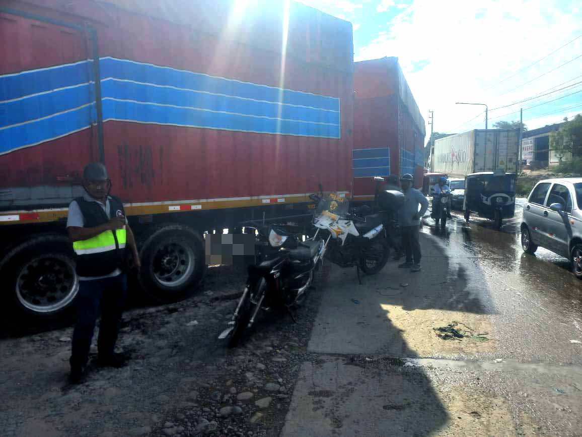 accidente en la via Sullana Tambogrande