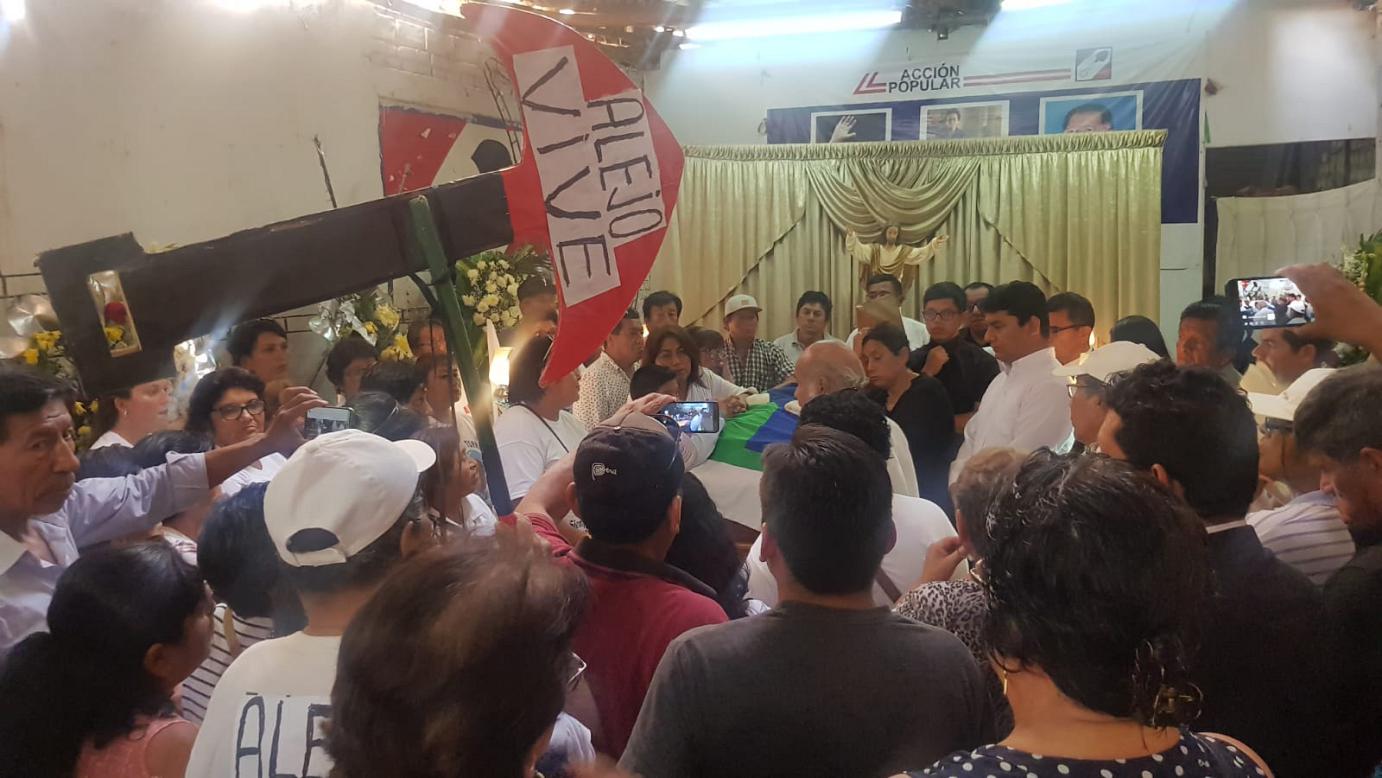 En local de Acción Popular despidieron a don Alejandro Torres