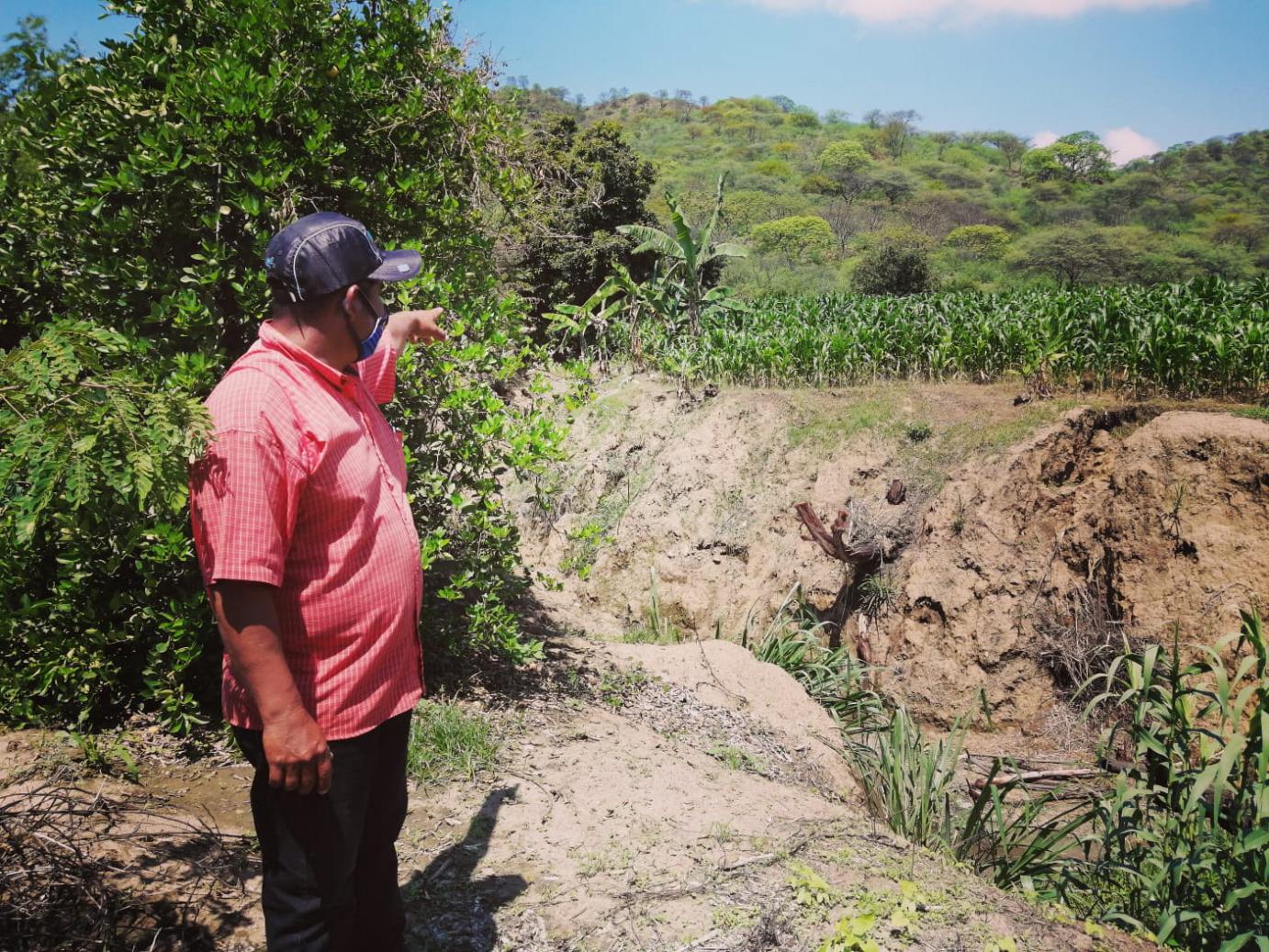 Río Chipillico afectó a agricultores de zona de Huachuma Alta