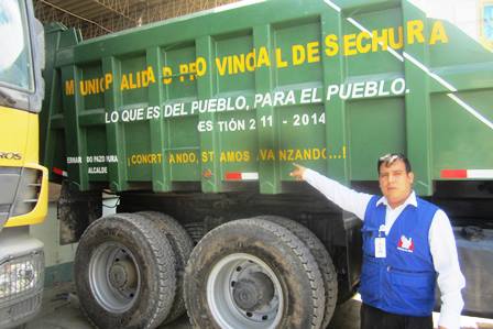 camion municipal sechura
