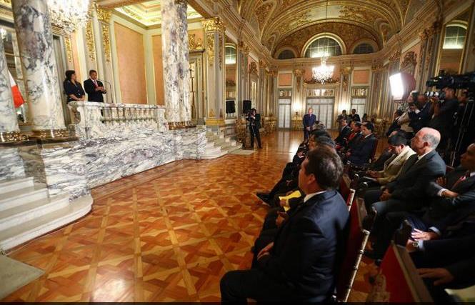 Ollanta Humala en Palacio