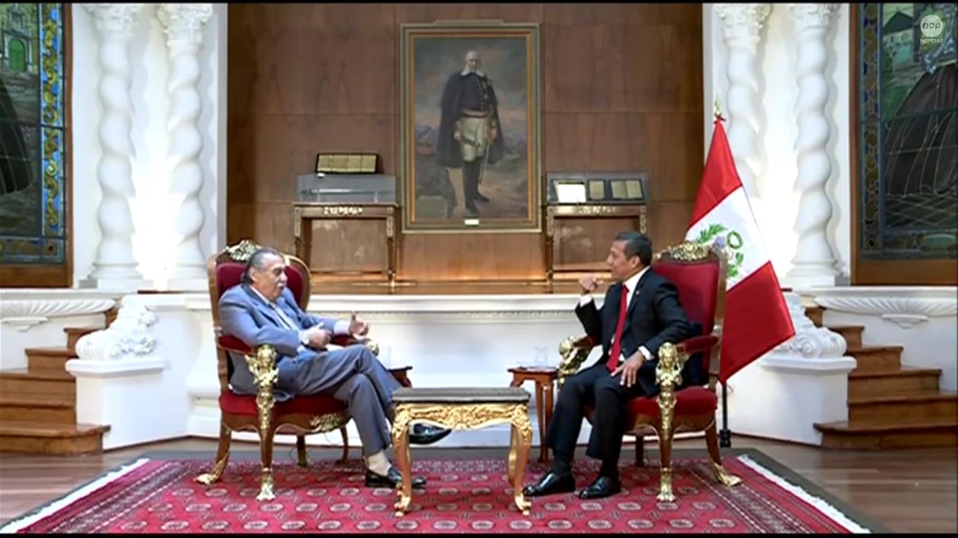 Raul Vargas y Ollanta Humala