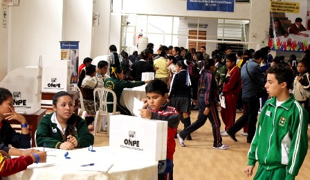 Eligen Municipio Escolar en Lima Metropolitana