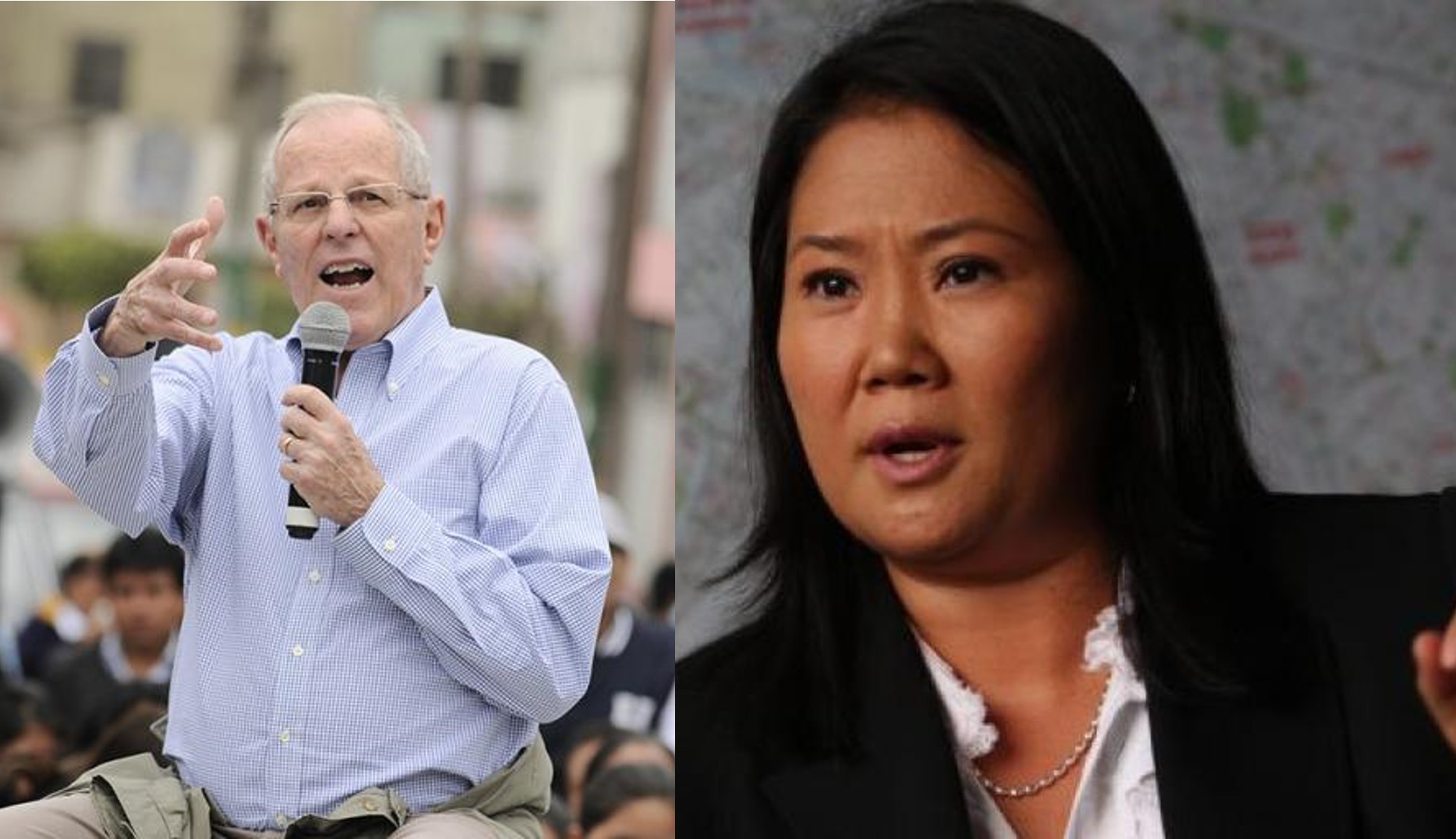 Keiko Fujimori Y Pedro Pablo Kuczynski Enfrentados En Balotaje Por