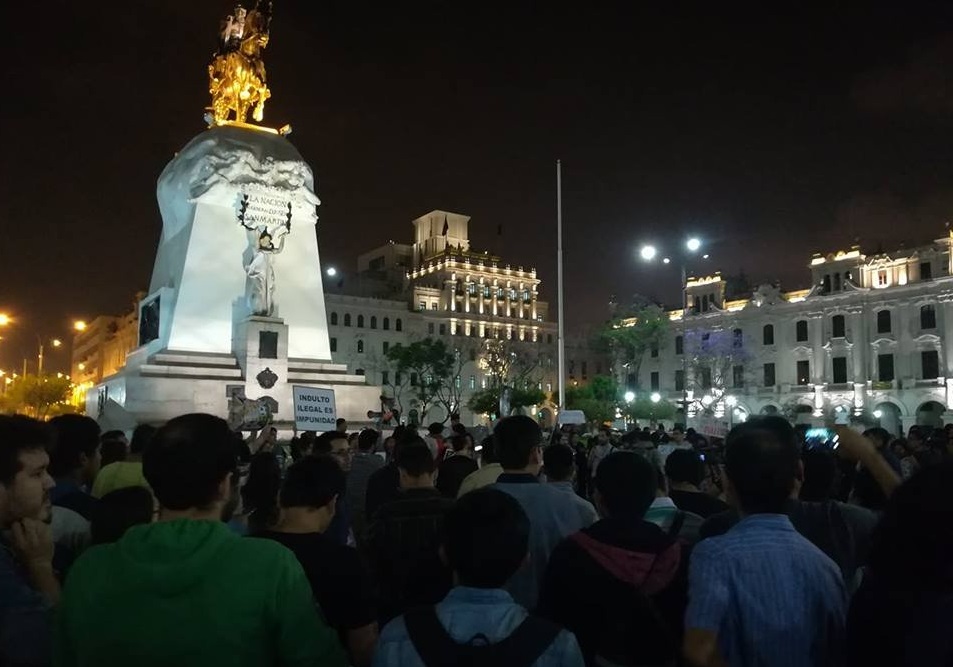 Plaza San Martin Protesta