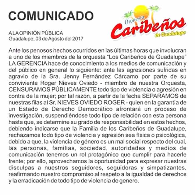 comunicado caribenos1