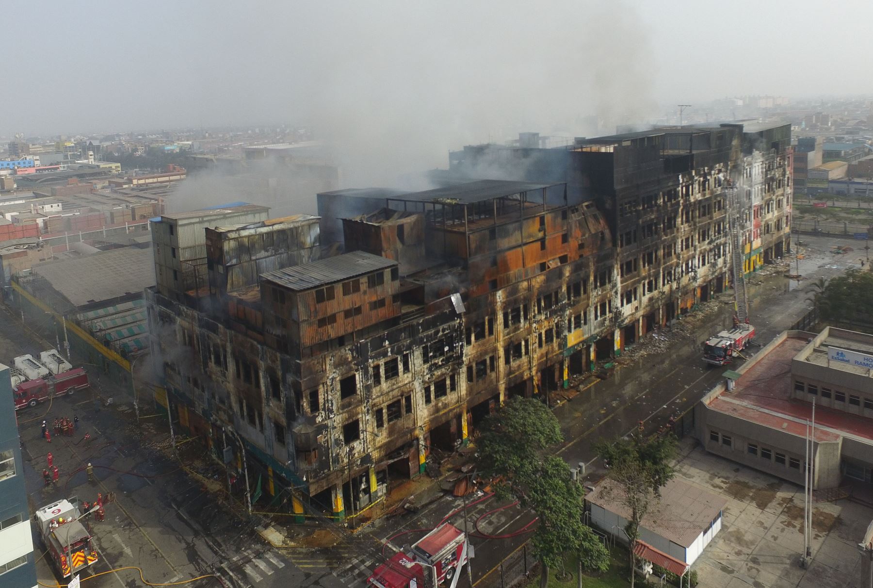 Vista Panoramica Incendio
