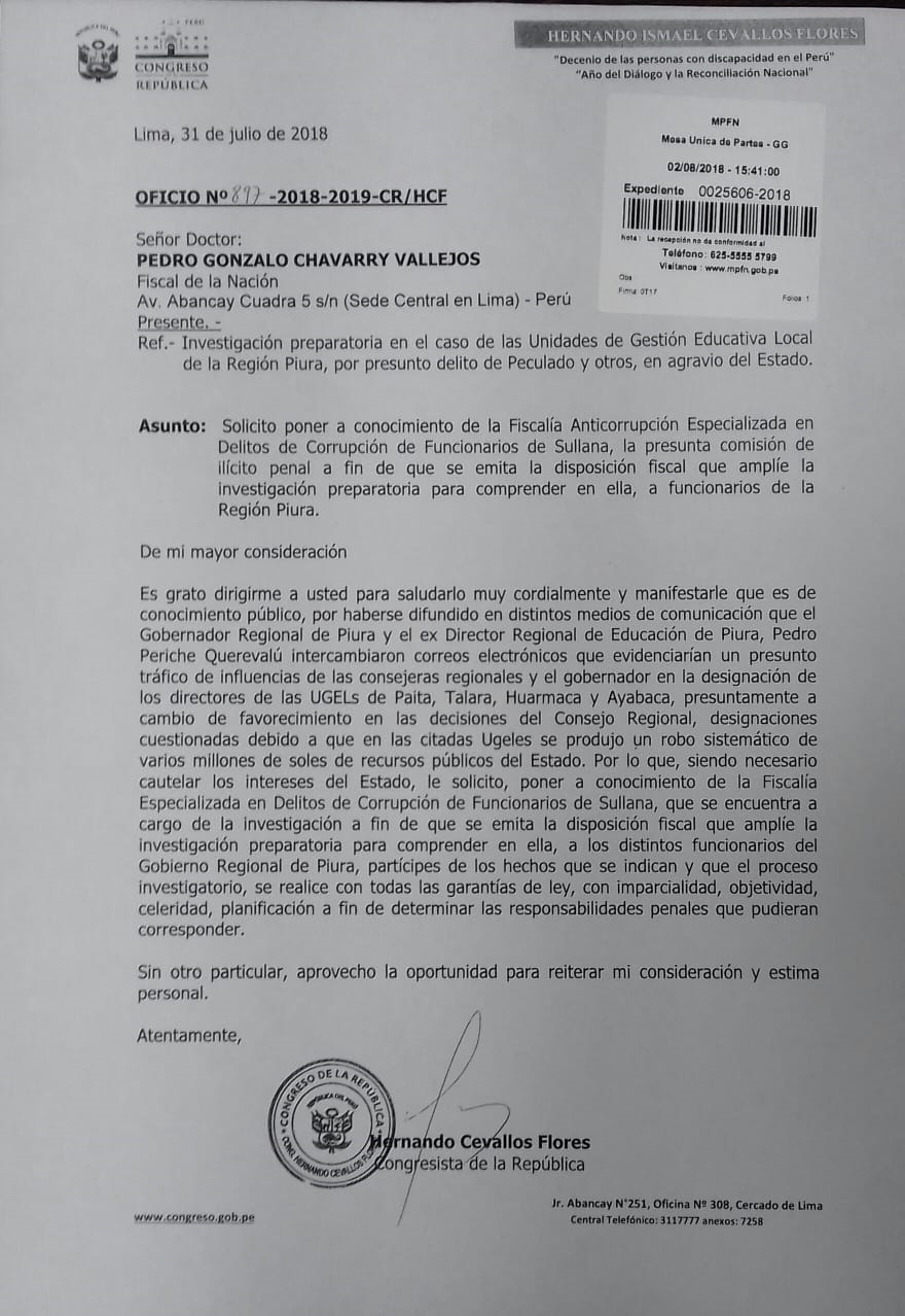 Documento Fiscalia