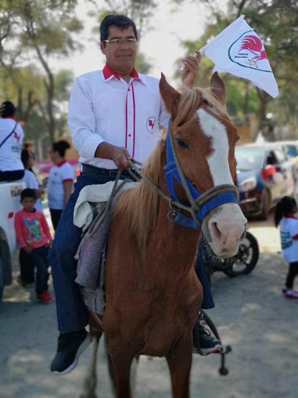 Candidato Fabriciano Cunya Aguilera, por Veintiséis Octubre