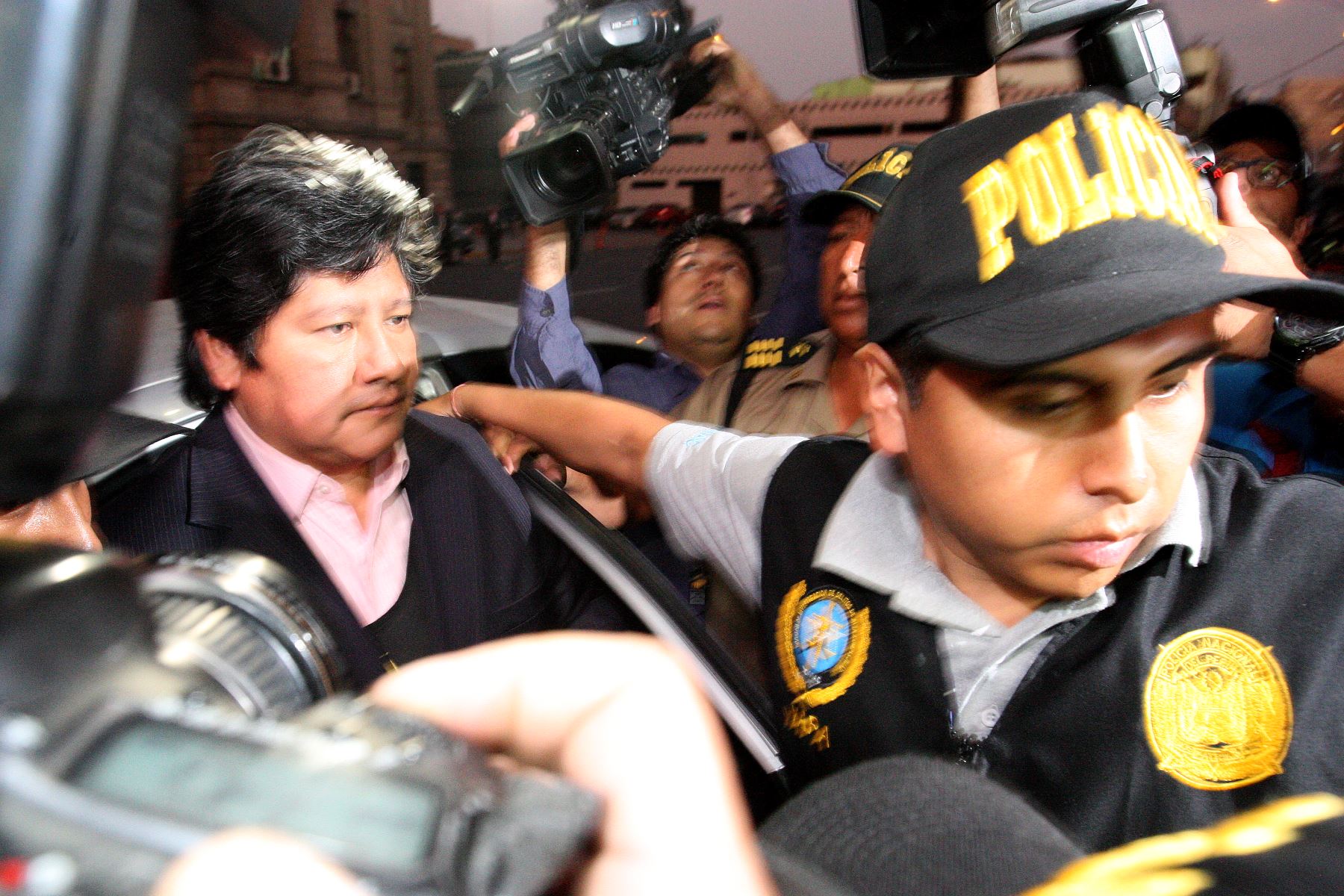 Edwin Oviedo es trasladado hacia zona de reclusión