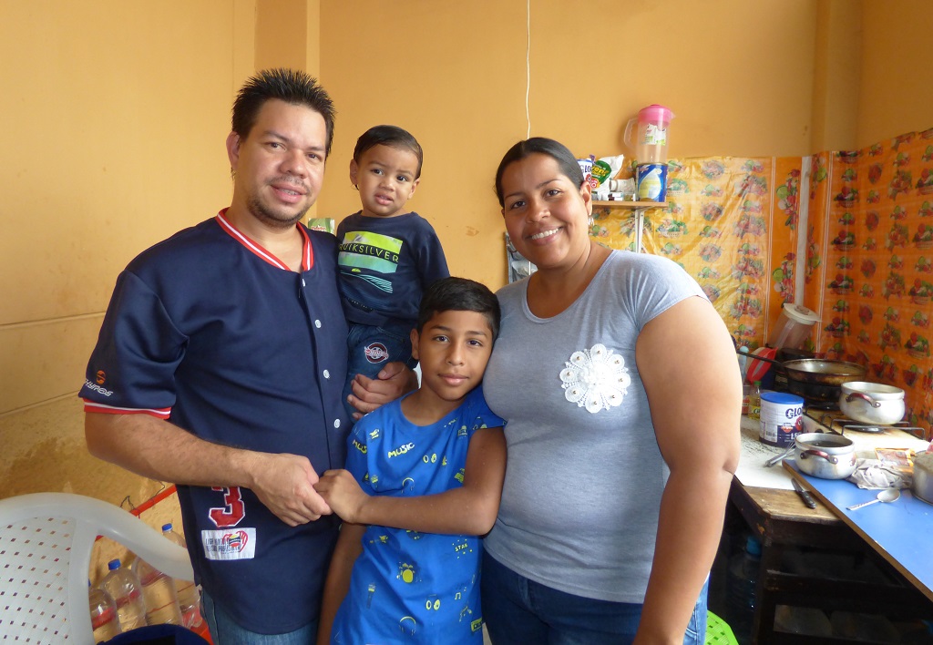 Familia venezolana Rivas Rumbo | Fotografía UNICEF