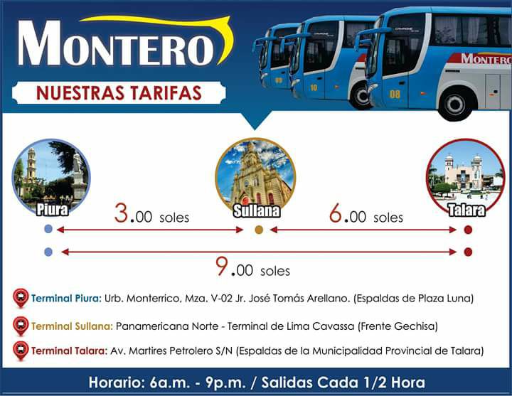 Empresa Montero Tarifas