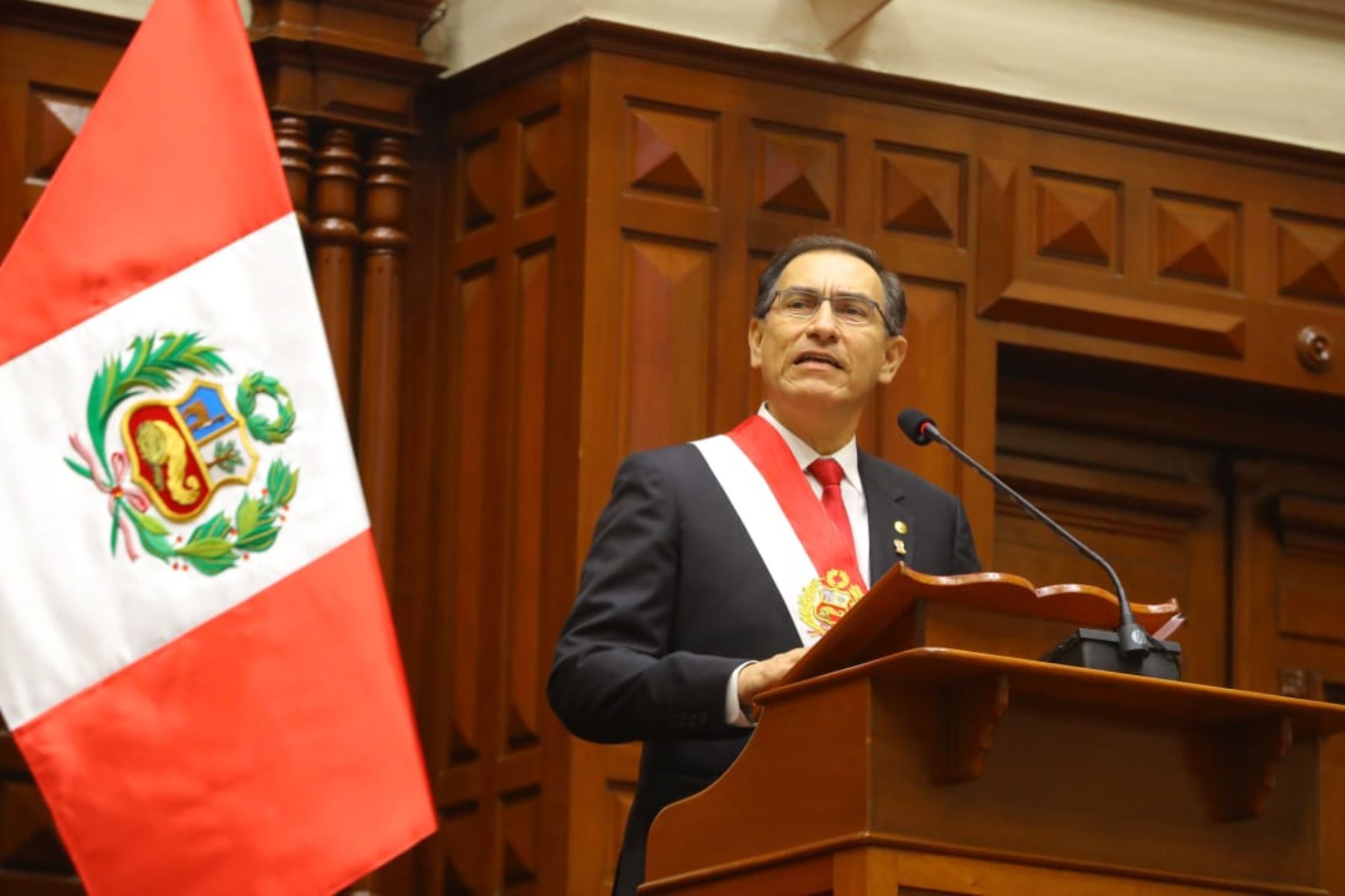 Presidente Vizcarra Mensaje2018