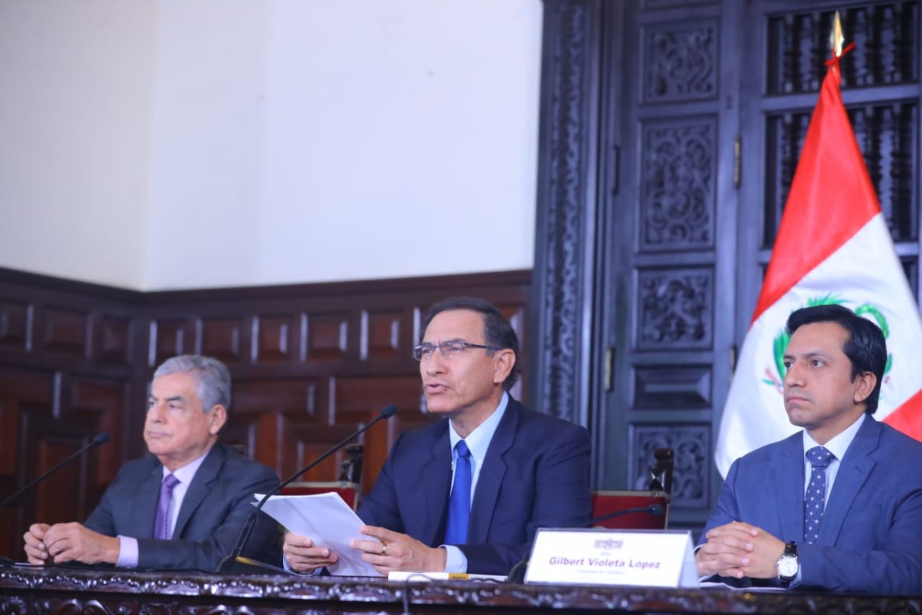presidente vizcarra pide a congreso 1