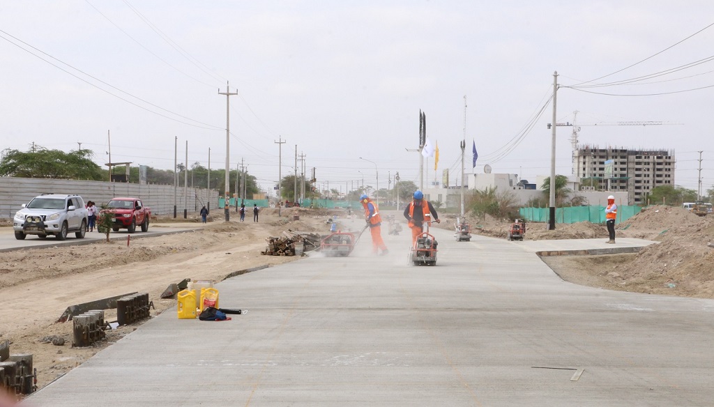 Avenida Circunvalacion avanza a buen ritmo