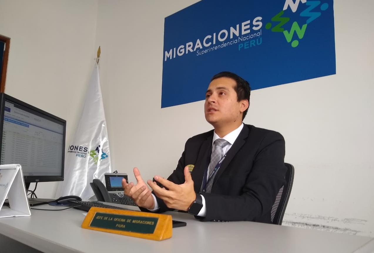 Guillermo Nieto Vertiz  Jefe de Migraciones de Piura