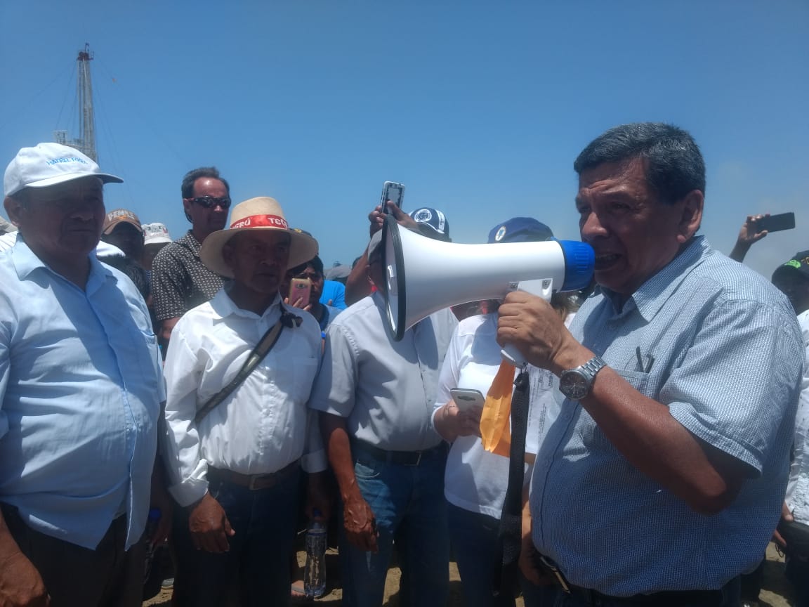 Protestas en centro poblado San Lucas de Colán