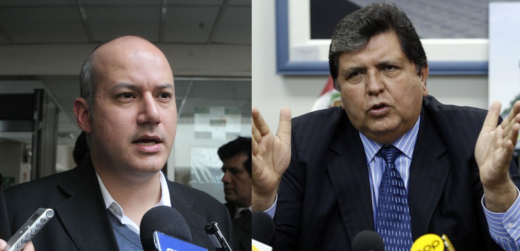 Sergio Tejada y Alan Garcia