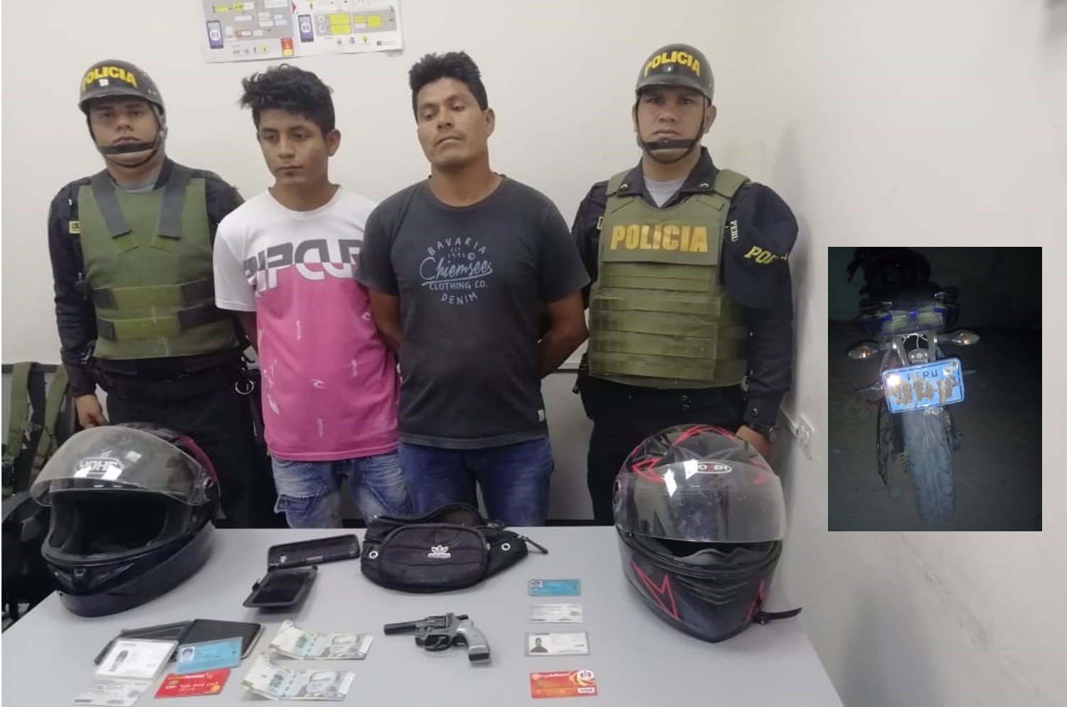 Detenidos y pulsar