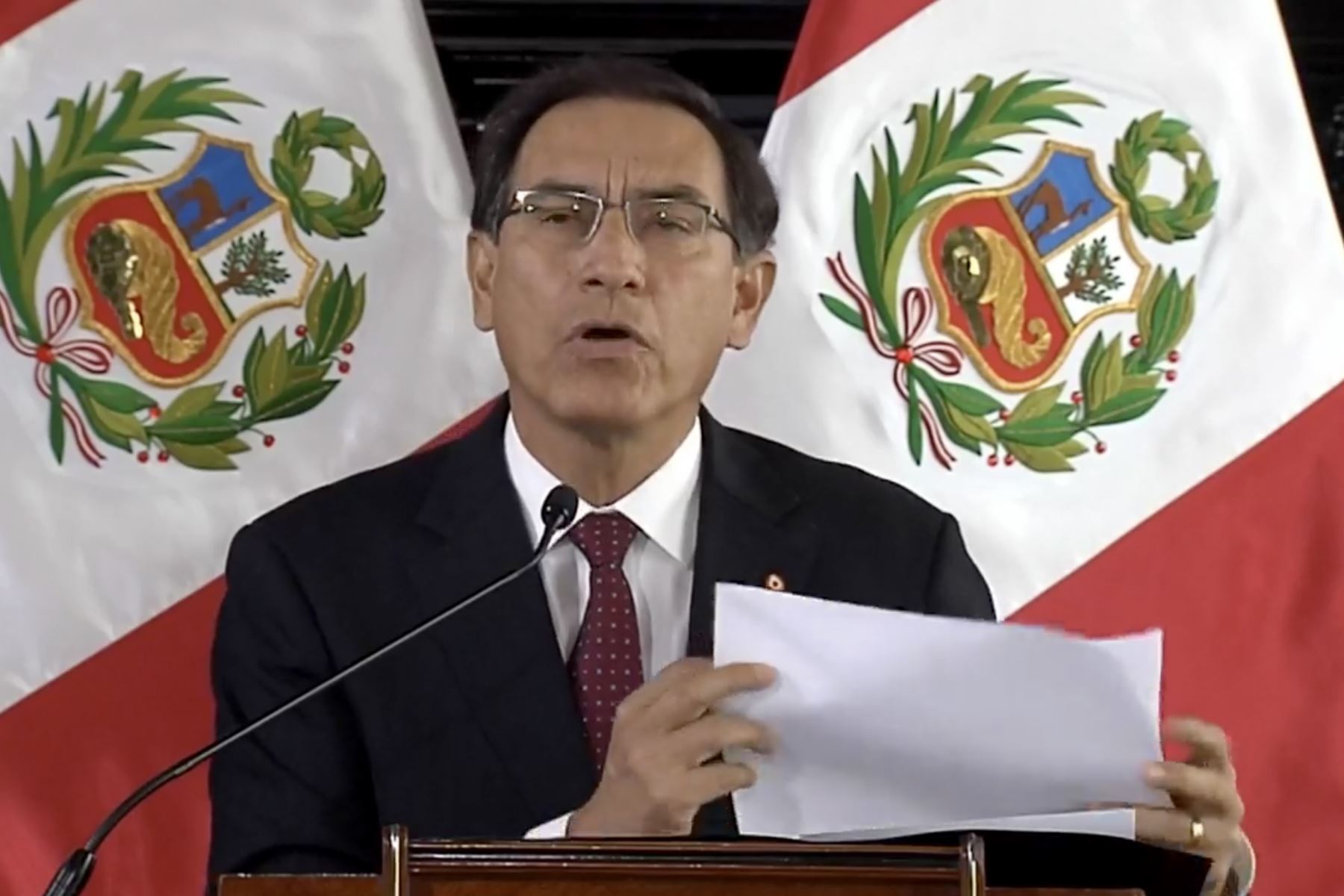 presidente vizcarra mensaje
