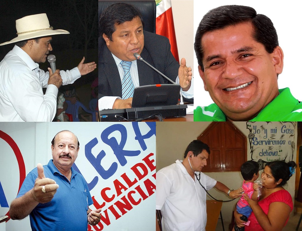 Candidatos al gobierno regional de Piura