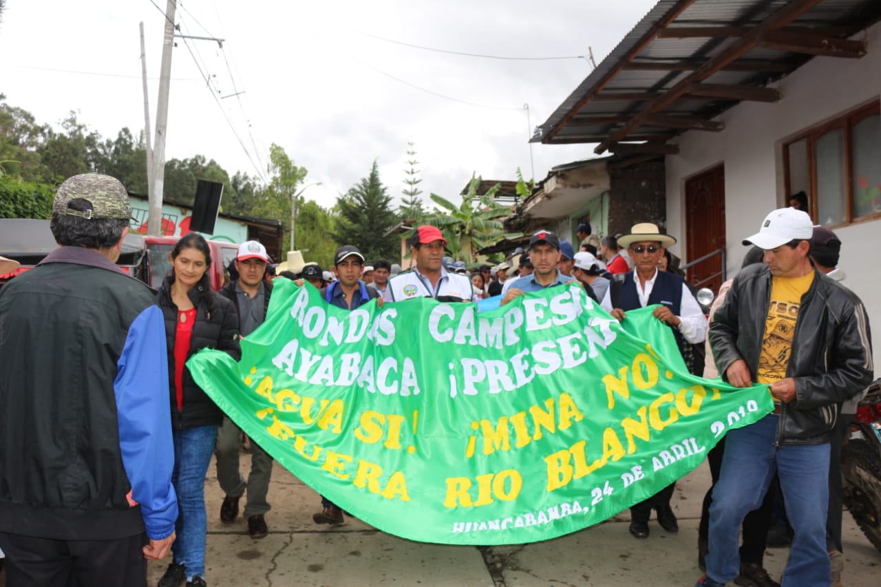 Con masiva movilización Huancabamba y Ayabaca rechazan proyecto minero