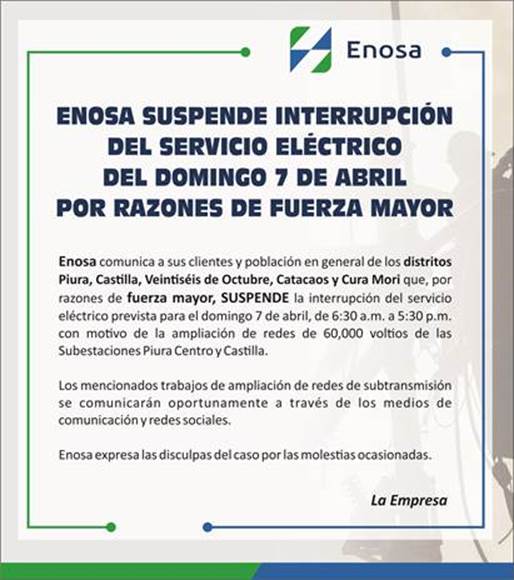 Se suspende corte