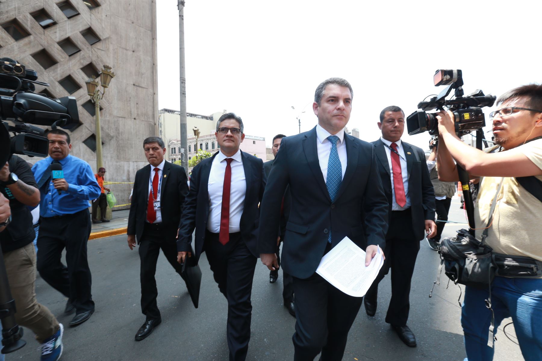 Rafael Vela y fiscales del caso Lava Jato