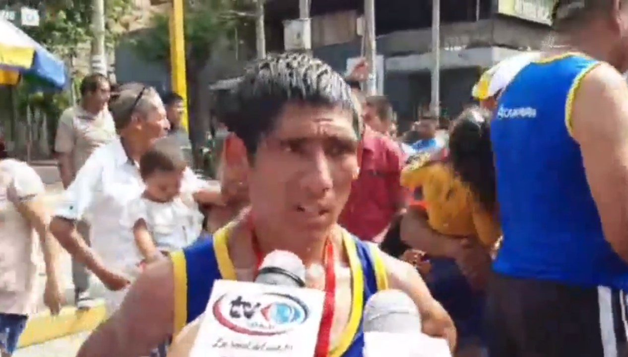 Daverso Ramos Acevedo, ganador de Media Maratón Ciudad de Piura 'Bodas de Oro'