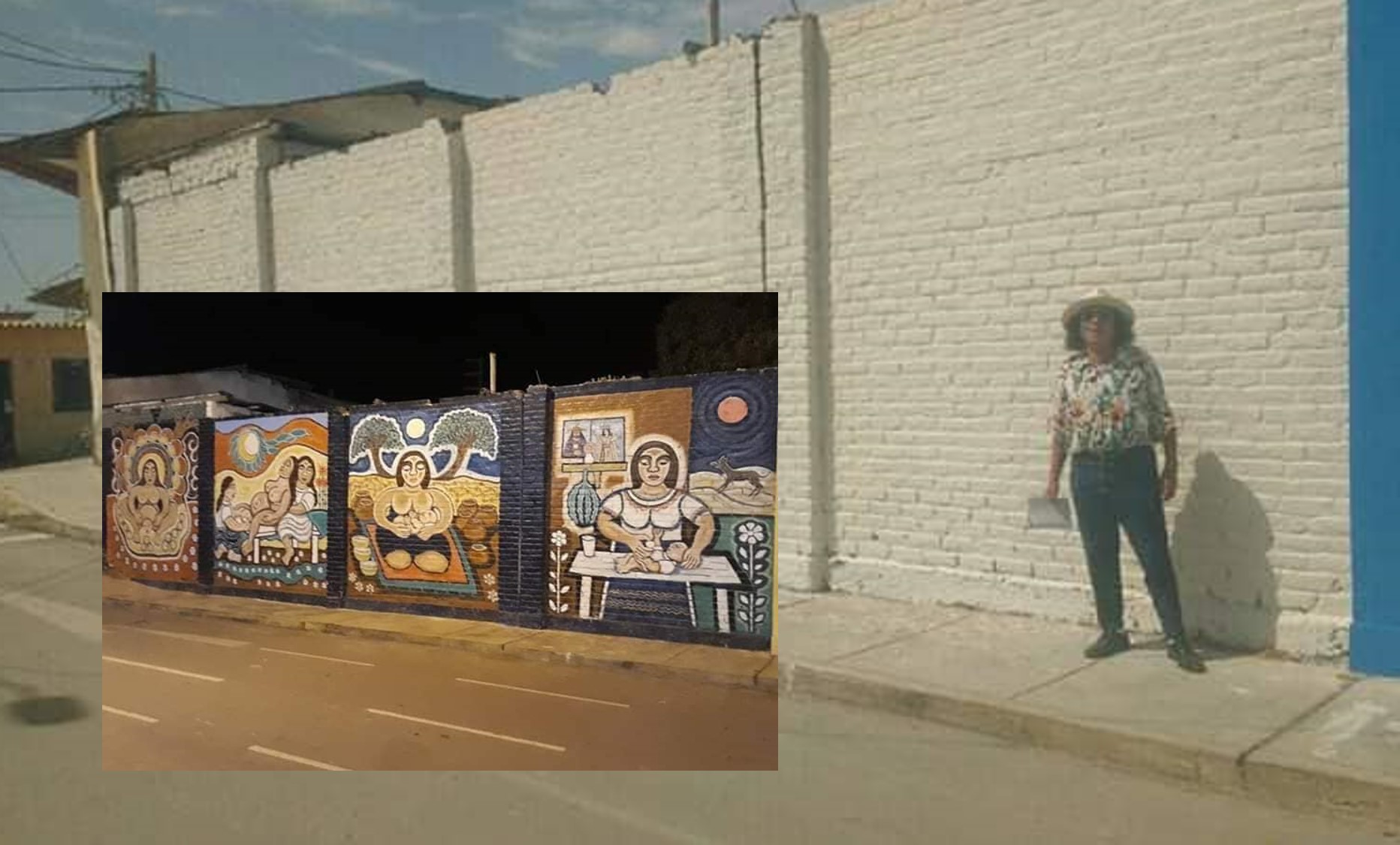 Borran mural creado por Lelis Rebolledo | Imagen Cortarrama Comunicaciones