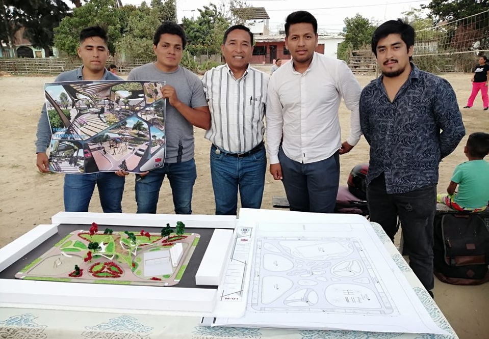 Entregan proyecto para construcción de parque en Enace