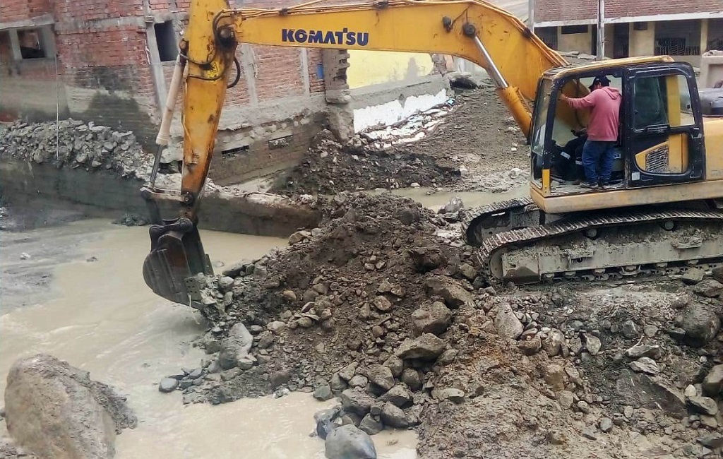 Quebrada de Longulo en la ciudad de Huancabamba