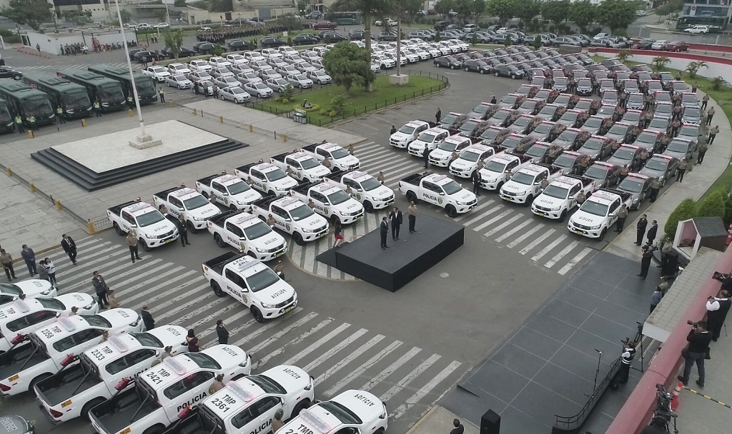 Policía Nacional del Perú contará con nuevos vehículos