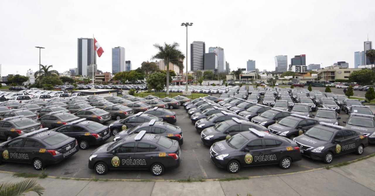 Policía Nacional del Perú contará con nuevos vehículos