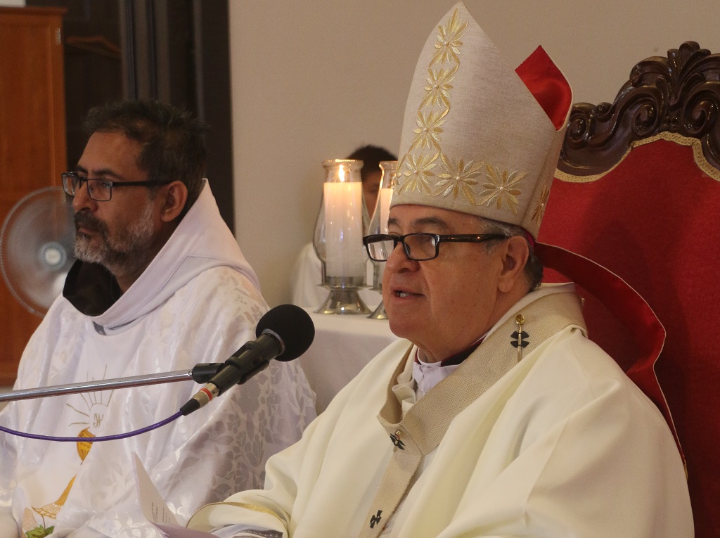 Monseñor invocó unidad por la reconstrucción y la familia