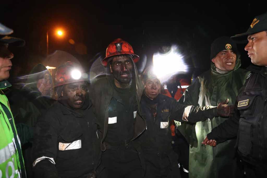 mineros rescatados