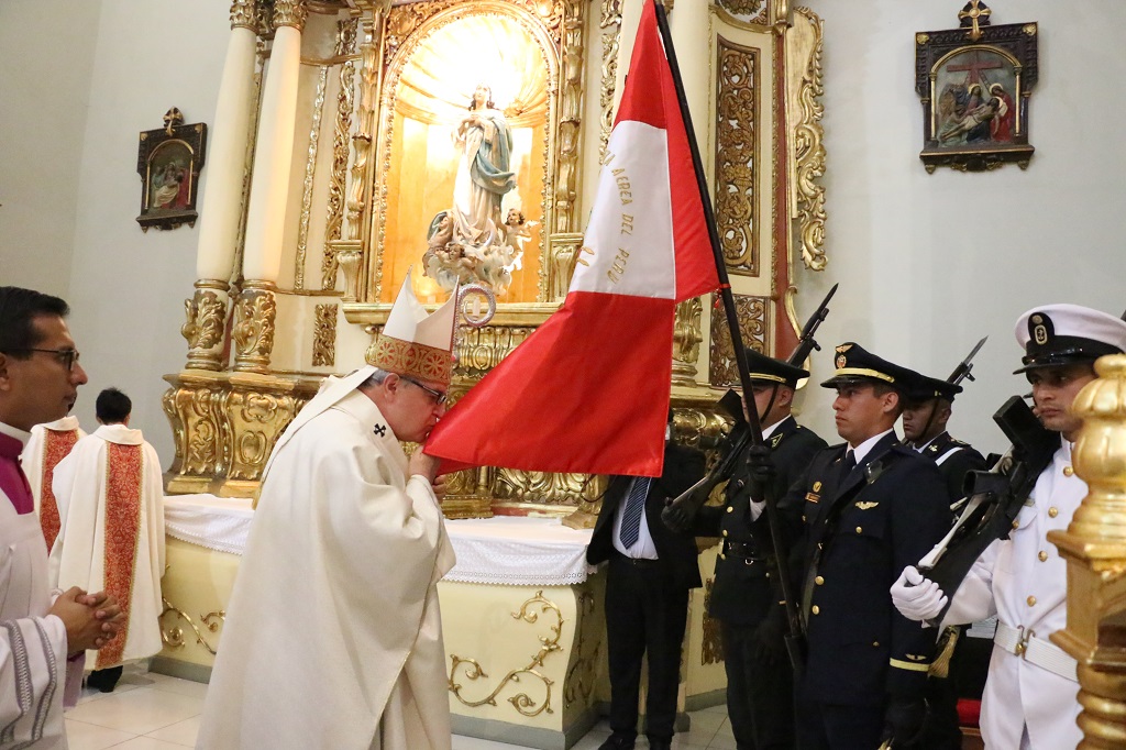 Arzobispo de Piura y Tumbes, realiza Misa y Te Deum por 198 años de Independencia Nacional