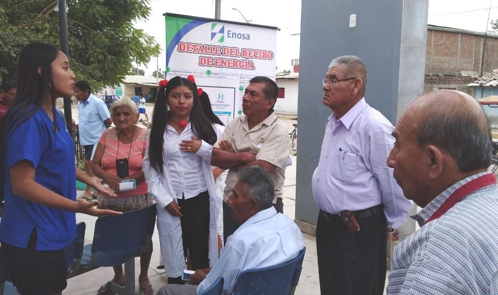 Morropón: Enosa móvil llevó salud y seguridad a centro poblado Paccha