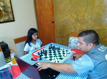 Partida de ajedrez con Luciana02