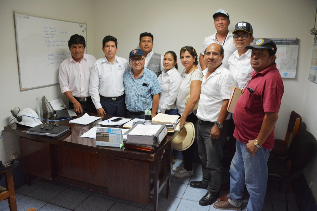 Reunion autoridades de Paita sobre agua potable