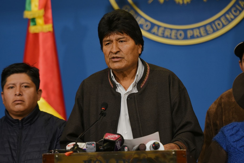 Evo Morales renunció a la presidencia de Bolivia