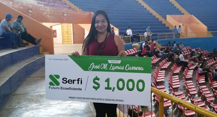 Egresada de Universidad Nacional de Piura gana 'Premio Lamas' en concurso de Entomología