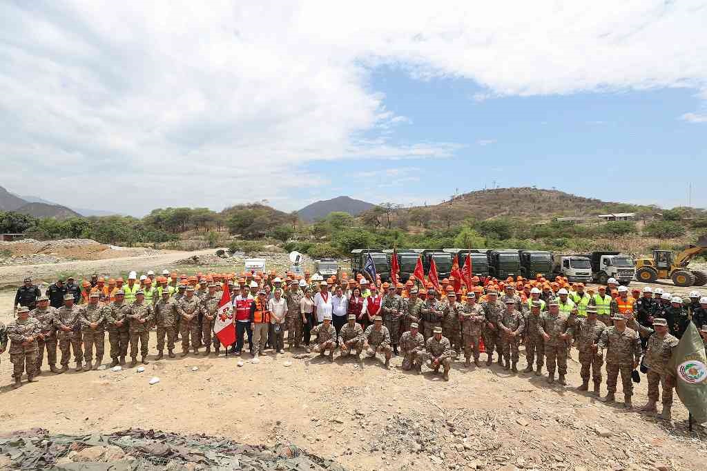 Piura: personal del Ejército realizó ejercicios de primera respuesta ante desastres