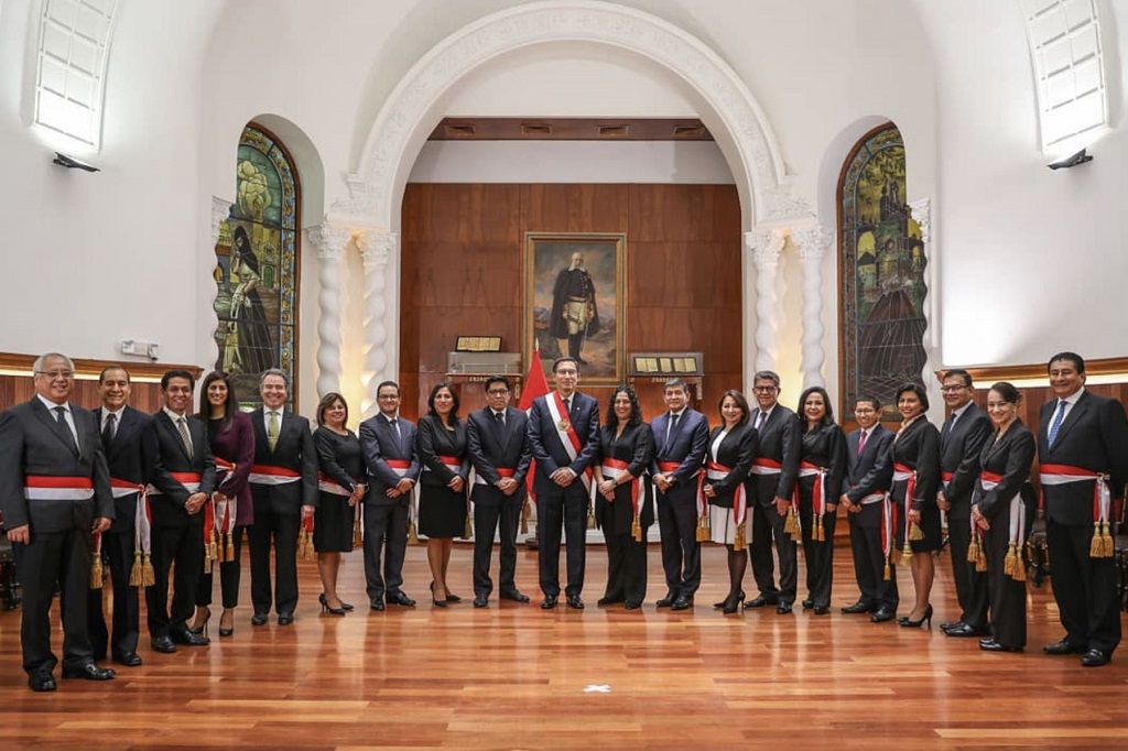 Nuevos Ministros 2019 del Gabinete presidido por Vicente Zeballos