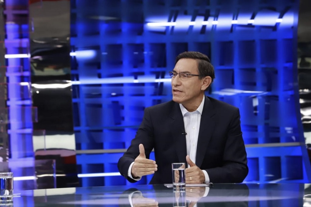 Presidente Vizcarra aplicará disolución del Congreso si insisten elegir el TC