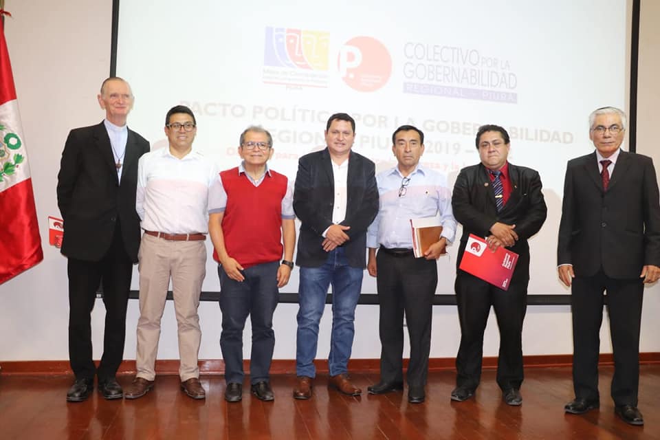 Piura: gobernador suscribe Pacto Político por la Gobernabilidad Regional 2019 – 2022